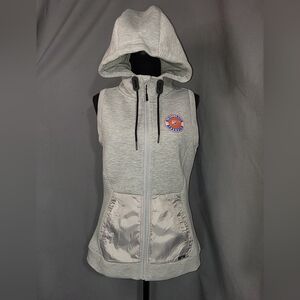 OKC Thunder Gray Hooded Vest